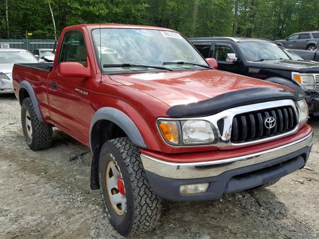 5TEPM62N02Z023375 - 2002 TOYOTA TACOMA RED photo 1