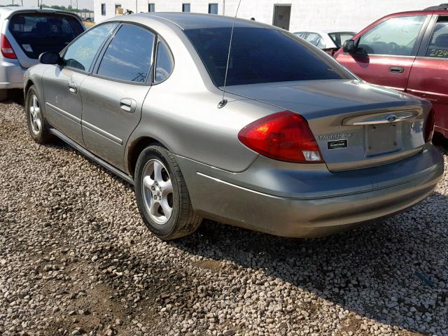 1FAFP55U03G246126 - 2003 FORD TAURUS SES GRAY photo 3