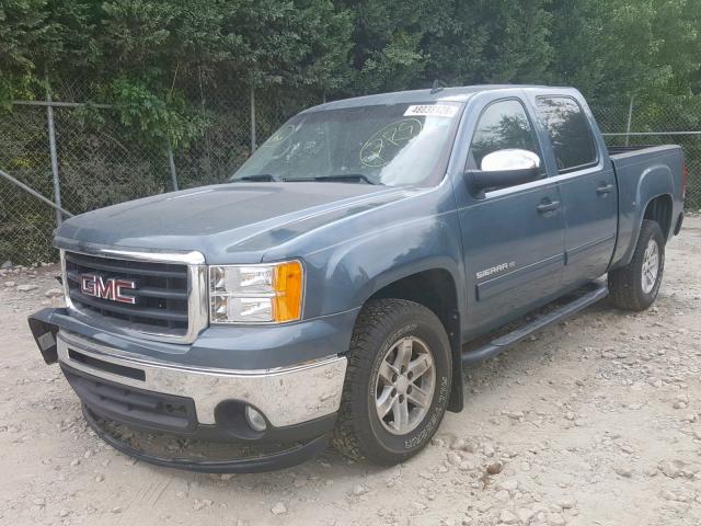 3GTEC23369G208682 - 2009 GMC SIERRA C15 BLUE photo 2