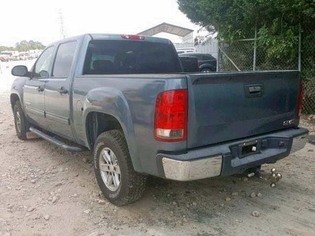 3GTEC23369G208682 - 2009 GMC SIERRA C15 BLUE photo 3