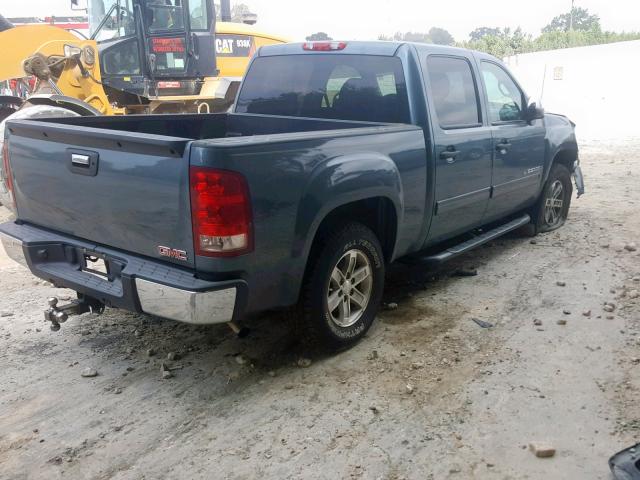 3GTEC23369G208682 - 2009 GMC SIERRA C15 BLUE photo 4