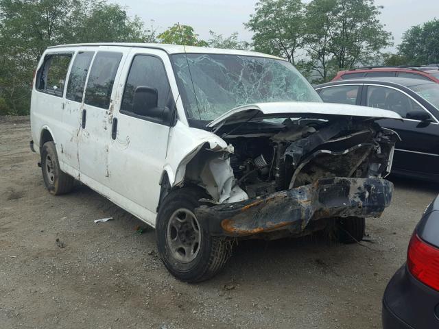 1GCFG15X481217395 - 2008 CHEVROLET EXPRESS G1 WHITE photo 1