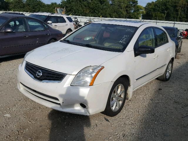 3N1AB6AP0AL683628 - 2010 NISSAN SENTRA 2.0 WHITE photo 2