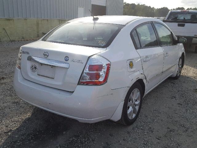 3N1AB6AP0AL683628 - 2010 NISSAN SENTRA 2.0 WHITE photo 4