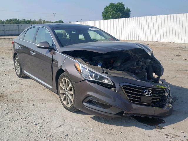 5NPE34AF1GH331870 - 2016 HYUNDAI SONATA SPO BROWN photo 1