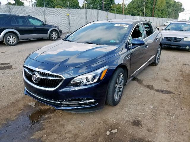 1G4ZP5SS9HU208621 - 2017 BUICK LACROSSE E BLUE photo 2
