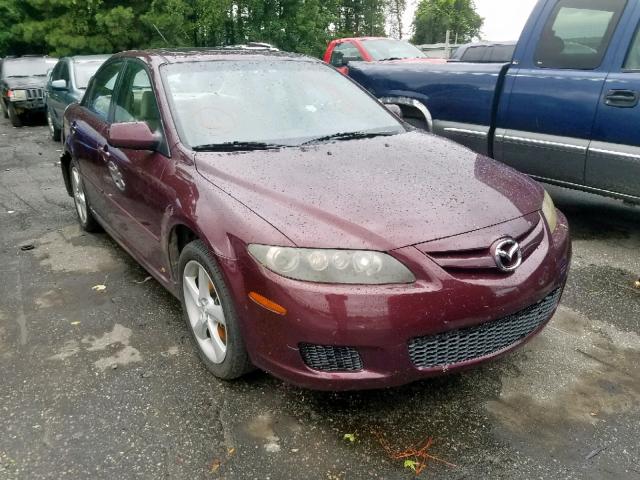 1YVHP80CX85M42056 - 2008 MAZDA 6 I MAROON photo 1