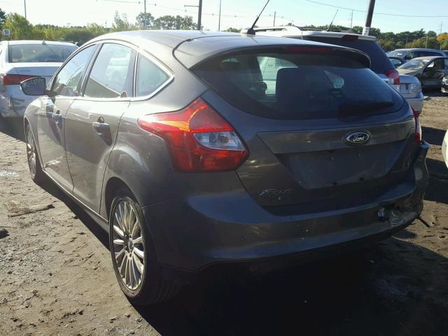 1FAHP3N26CL281448 - 2012 FORD FOCUS TITA GRAY photo 3