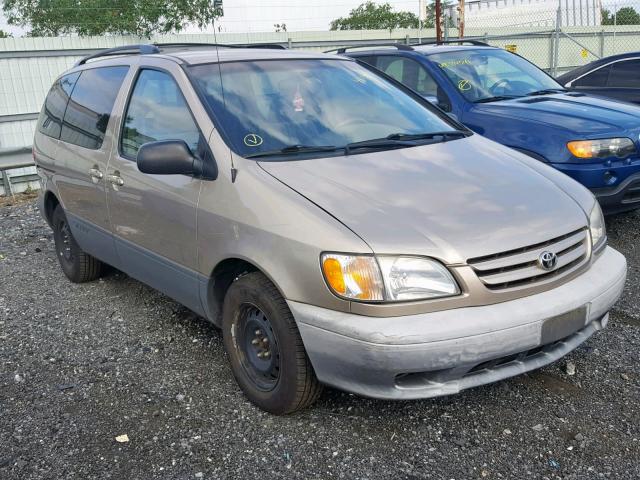 4T3ZF13C13U539910 - 2003 TOYOTA SIENNA LE BEIGE photo 1