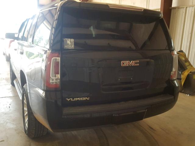 1GKS1AKC6FR507884 - 2015 GMC YUKON SLE BLACK photo 3