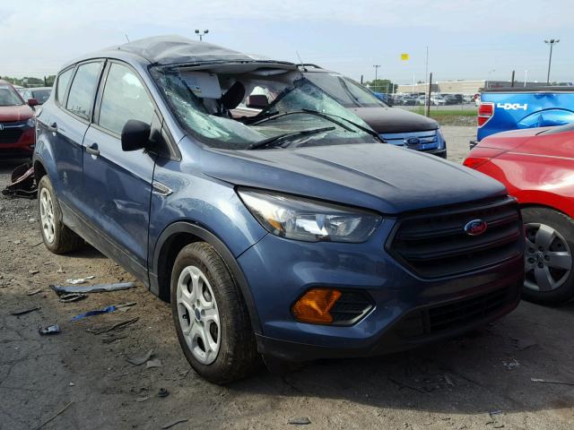 1FMCU0F73JUA60625 - 2018 FORD ESCAPE S BLUE photo 1