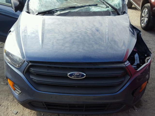 1FMCU0F73JUA60625 - 2018 FORD ESCAPE S BLUE photo 7