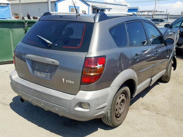 5Y2SL63865Z468421 - 2005 PONTIAC VIBE GRAY photo 4