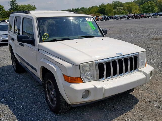 1J8HG48K96C229059 - 2006 JEEP COMMANDER თეთრი ფოტო 1