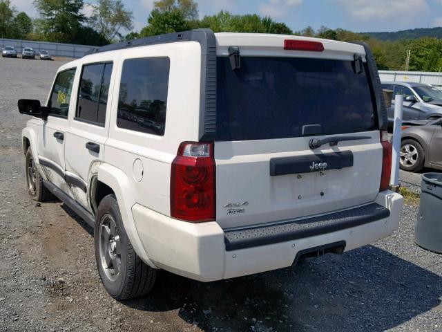 1J8HG48K96C229059 - 2006 JEEP COMMANDER თეთრი ფოტო 3