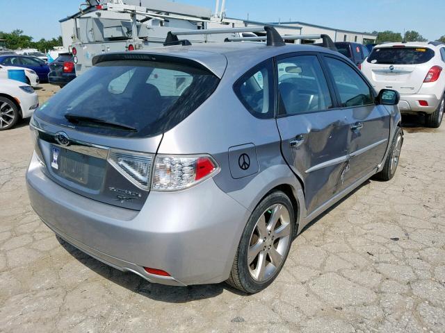 JF1GH63649H820645 - 2009 SUBARU IMPREZA OU SILVER photo 4