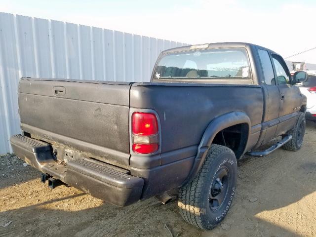 3B7HF13Y11G780399 - 2001 DODGE RAM 1500 BLACK photo 4