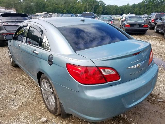 1C3LC46B69N547640 - 2009 CHRYSLER SEBRING LX BLUE photo 3