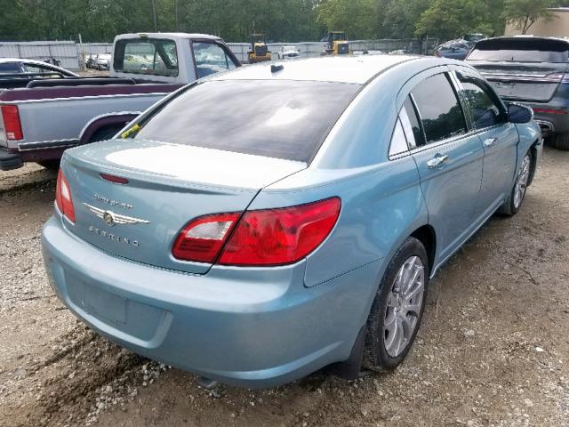 1C3LC46B69N547640 - 2009 CHRYSLER SEBRING LX BLUE photo 4