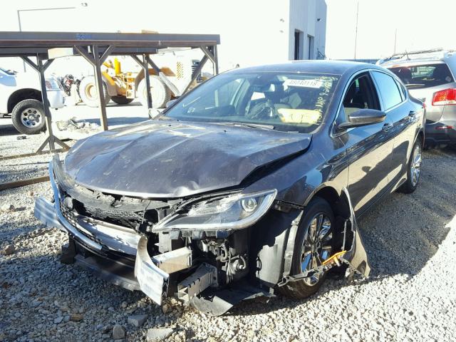 1C3CCCABXGN170874 - 2016 CHRYSLER 200 LIMITE GRAY photo 2