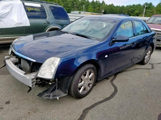 1G6DW677350153780 - 2005 CADILLAC STS BLUE photo 2