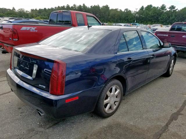 1G6DW677350153780 - 2005 CADILLAC STS BLUE photo 4