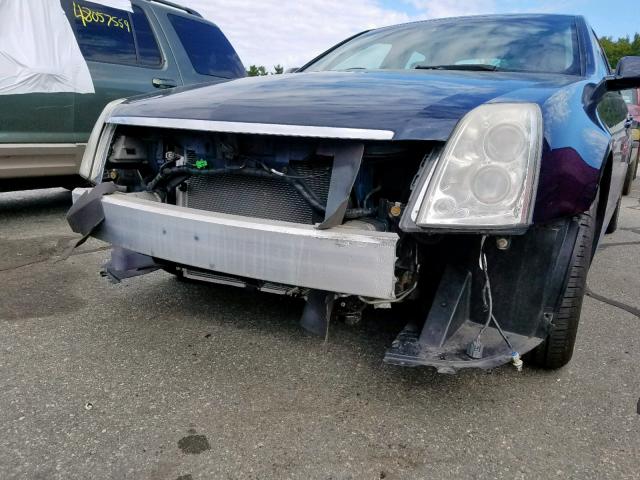 1G6DW677350153780 - 2005 CADILLAC STS BLUE photo 9