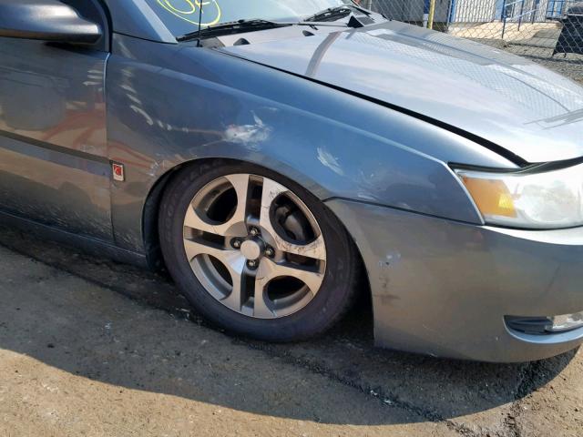 1G8AL52FX5Z175072 - 2005 SATURN ION LEVEL GRAY photo 9