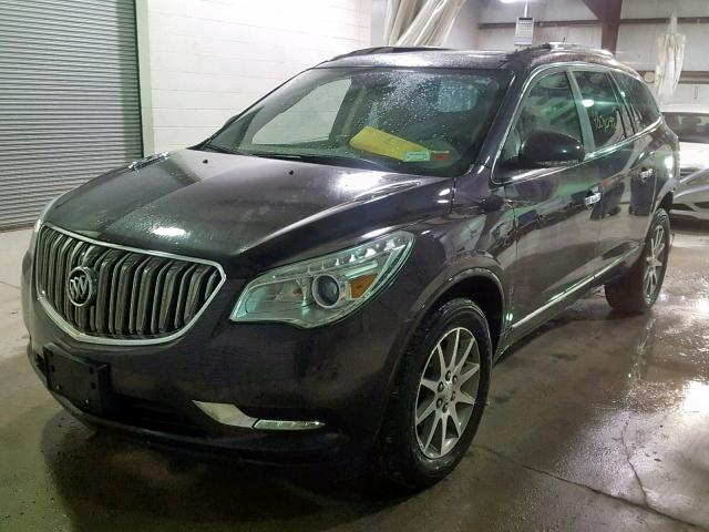 5GAKVBKD2FJ162321 - 2015 BUICK ENCLAVE PURPLE photo 2