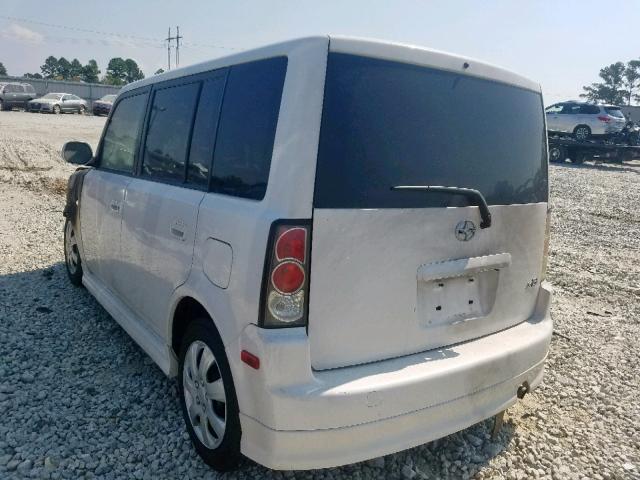 JTLKT334950182762 - 2005 TOYOTA SCION XB თეთრი ფოტო 3