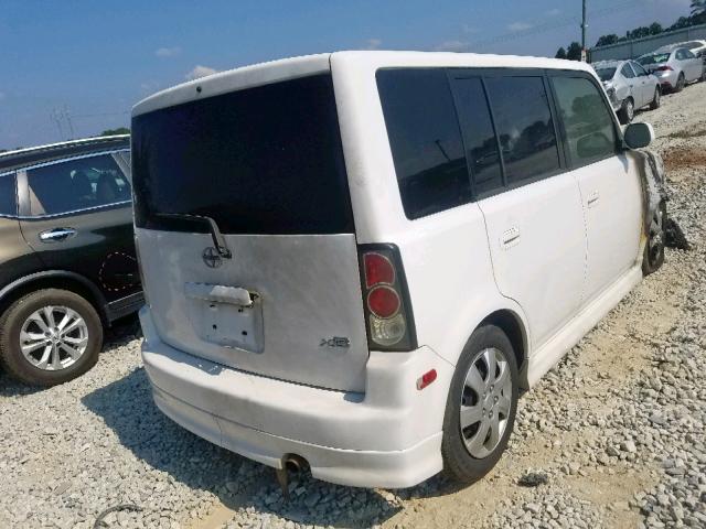 JTLKT334950182762 - 2005 TOYOTA SCION XB თეთრი ფოტო 4