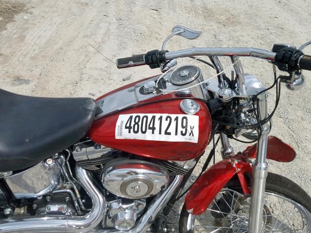 1HD1JL51X8Y023401 - 2008 HARLEY-DAVIDSON FXSTC RED photo 5