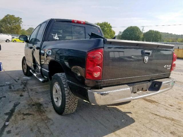 1D7HU18297S231048 - 2007 DODGE RAM 1500 S BLACK photo 3