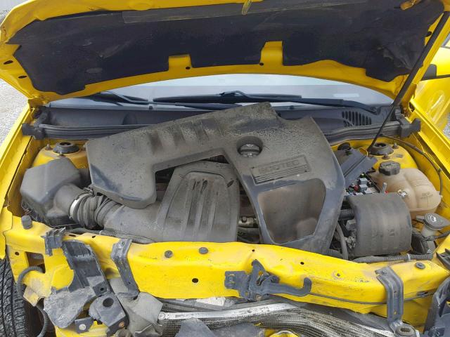 1G1AL15F277368284 - 2007 CHEVROLET COBALT LT YELLOW photo 7