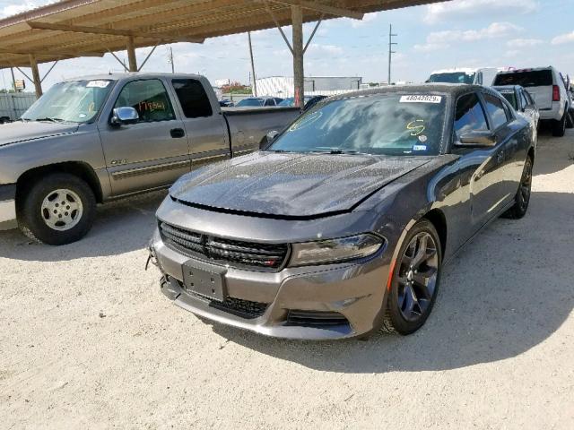 2C3CDXBG7KH666845 - 2019 DODGE CHARGER SX GRAY photo 2