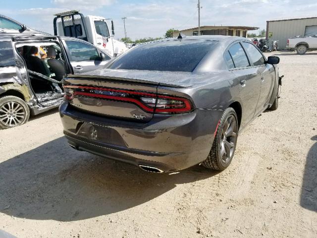 2C3CDXBG7KH666845 - 2019 DODGE CHARGER SX GRAY photo 4