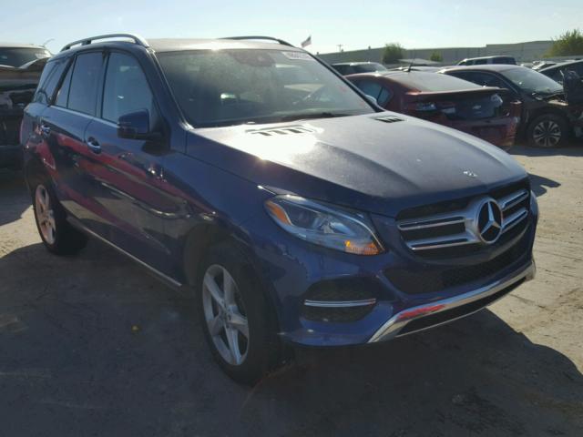 4JGDA5HB5JB025303 - 2018 MERCEDES-BENZ GLE 350 4M BLUE photo 1