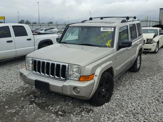 1J8HG58287C553014 - 2007 JEEP COMMANDER BEIGE photo 2