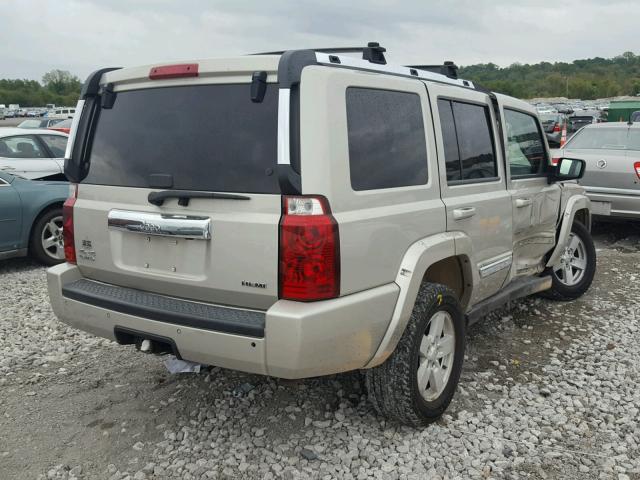 1J8HG58287C553014 - 2007 JEEP COMMANDER BEIGE photo 4