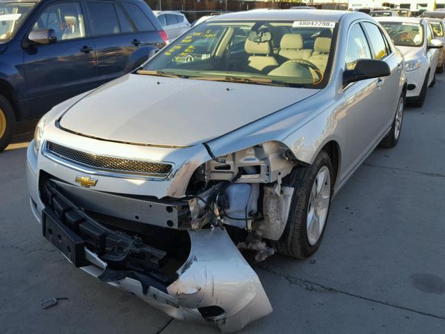 1G1ZB5EB1AF316698 - 2010 CHEVROLET MALIBU LS SILVER photo 9