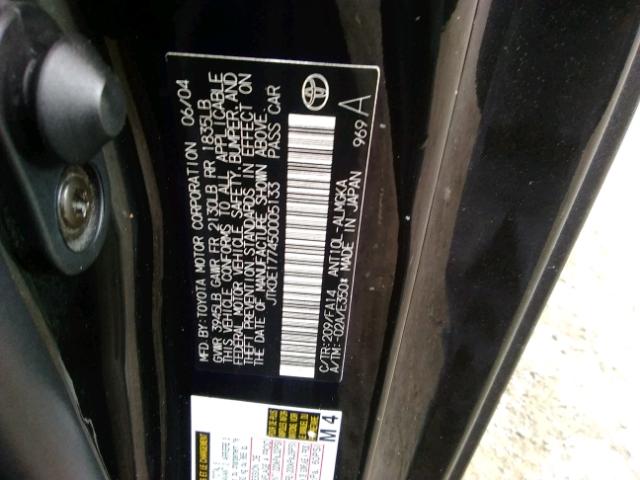 JTKDE177450005133 - 2005 TOYOTA SCION TC Qara foto 10