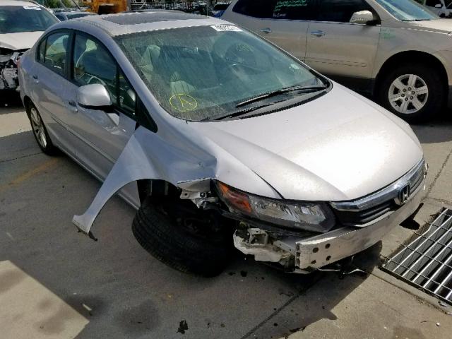 2HGFB2F91CH322539 - 2012 HONDA CIVIC EXL 银色 照片 1