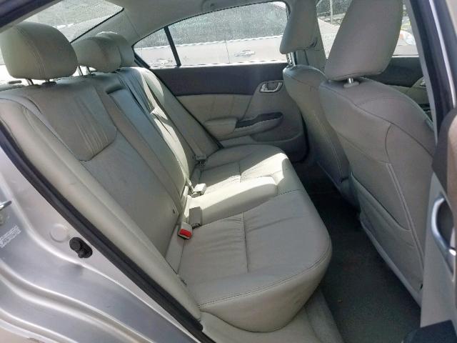 2HGFB2F91CH322539 - 2012 HONDA CIVIC EXL 银色 照片 6