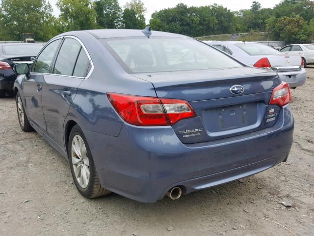 4S3BNAF69H3049879 - 2017 SUBARU LEGACY 2.5 BLUE photo 3