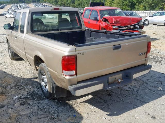 1FTYR14V3YPB13819 - 2000 FORD RANGER SUP TAN photo 3