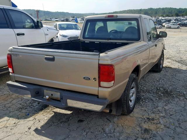 1FTYR14V3YPB13819 - 2000 FORD RANGER SUP TAN photo 4