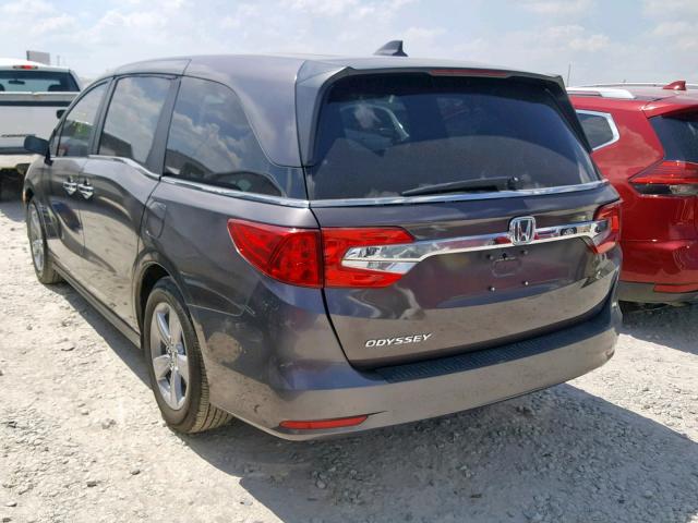 5FNRL6H57KB001250 - 2019 HONDA ODYSSEY EX GRAY photo 3