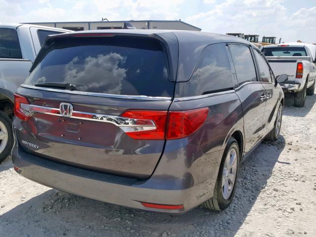 5FNRL6H57KB001250 - 2019 HONDA ODYSSEY EX GRAY photo 4