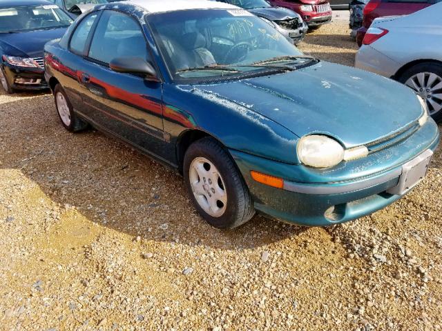 1B3ES62Y1TD569606 - 1996 DODGE NEON SPORT GREEN photo 1