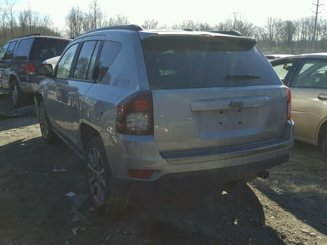 1C4NJCBAXHD187097 - 2017 JEEP COMPASS SP ვერცხლისფერი ფოტო 3